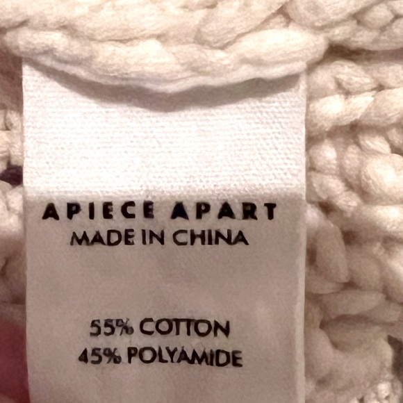 Apiece Apart Ivory Crochet Sweater - Picture 5 of 6